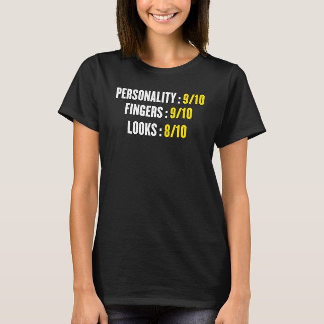Amputation - Persönlichkeit sieht gut aus T-Shirt (Vorderseite)