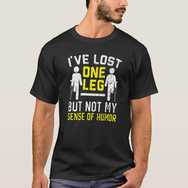 Amputation Rollstuhl Mit Behinderung Amputee T-Shirt (Vorderseite)