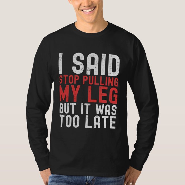 Amputation Surgery Recovery Humor Handicap Leg Arm T-Shirt (Vorderseite)