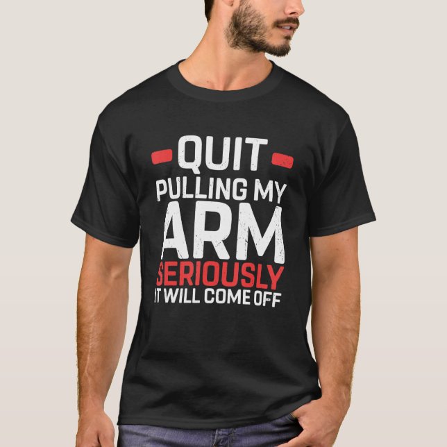 Amputation Surgery Recovery Humor Handicap Leg Arm T-Shirt (Vorderseite)
