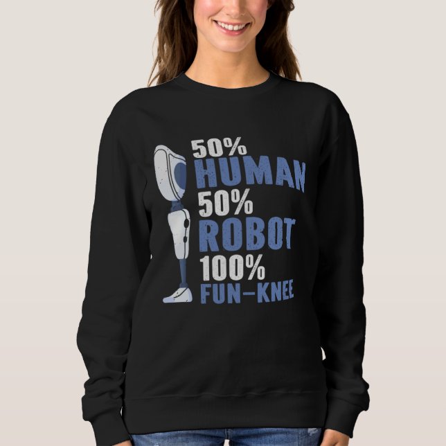 Amputationsüberlebender für Beinprothese Sweatshirt (Vorderseite)