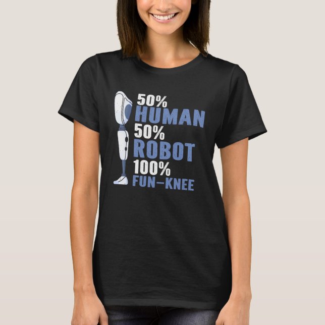 Amputationsüberlebender für Beinprothese T-Shirt (Vorderseite)