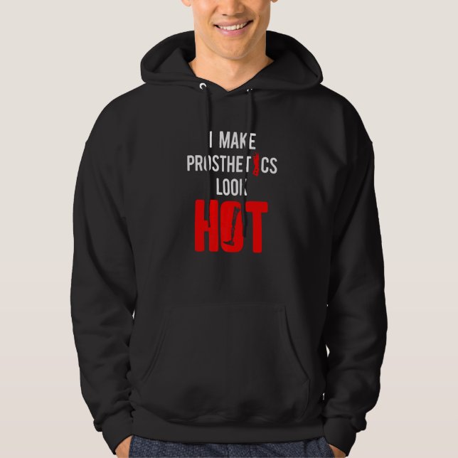 Amputee Humor Hot Leg Arm  Recovery  1 Hoodie (Vorderseite)