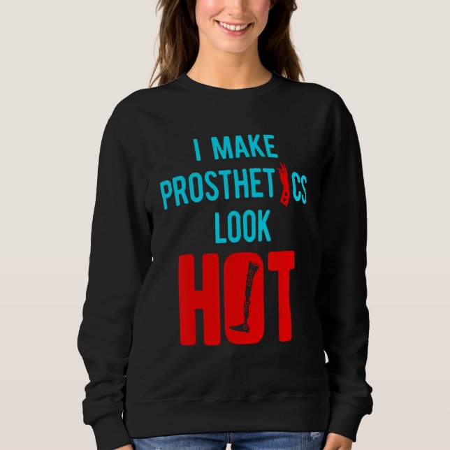 Amputee Humor Hot Leg Arm  Recovery 2 Sweatshirt (Vorderseite)