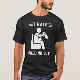 Amputee I Hate, Leng Amputations-Spaß herausziehen T-Shirt
