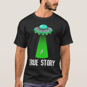 Amputee Leg Foot Amputation UFO Alien Abduction Jo T-Shirt