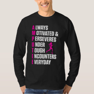 Amputee Spaß Definition Leg Arm Funny Erholung T-Shirt