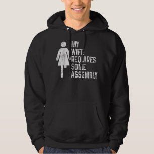 Amputee Spaß Ehefrau Zusammenbau Leine Arm Funny E Hoodie