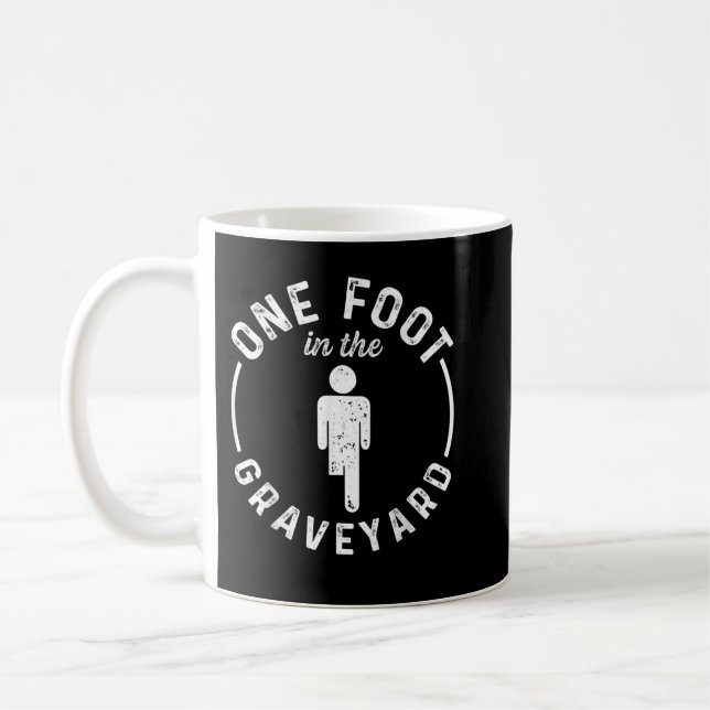 Amputee Spaß One Foot Leg Funny Erholung Geschenke Kaffeetasse (Links)