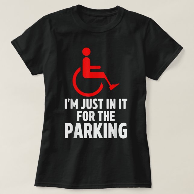 Amputee Spaß Parkleg Arm Funny Erholung Geschenke T-Shirt (Design vorne)
