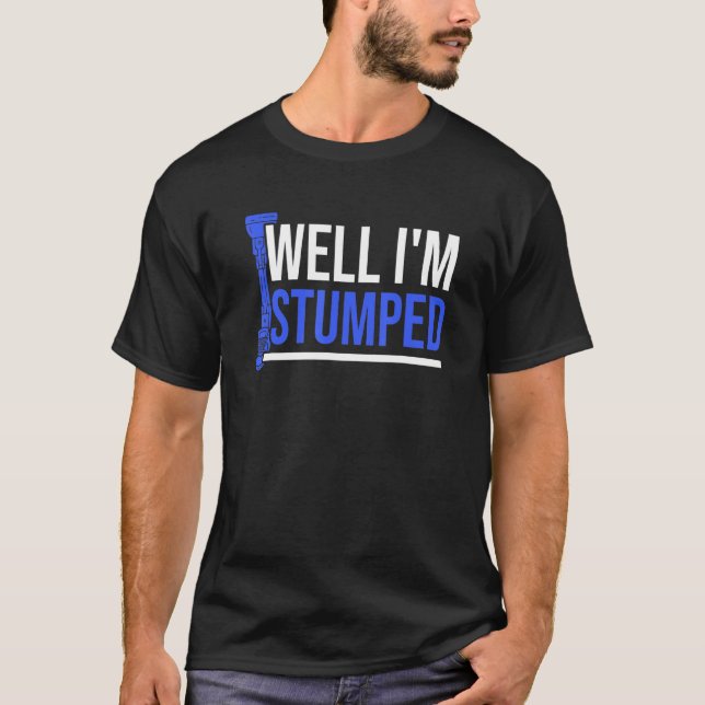 Amputee Spaß Stumped Leg Arm Funny Erholung T-Shirt (Vorderseite)