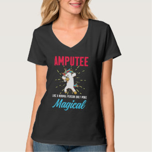 Amputee Spaß Unicorn Leg Arm Funny Erholung T-Shirt
