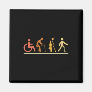 Amputierte Leg-Behinderung Evolution Prothetisches Magnet