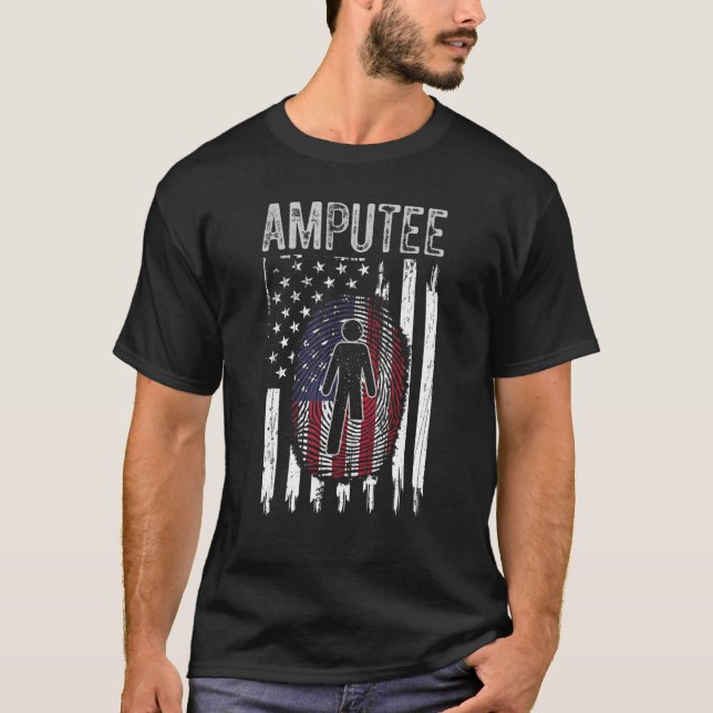 Amputierte Spaß Operation Leg Erholung T-Shirt (Vorderseite)