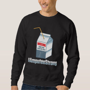 Amputierten-Humor Fehlendes Bein Arm Erholung Sweatshirt