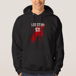 Amputierter Bein-Geschichte Amputation Chirurgie H Hoodie
