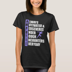 Amputierter ist immer motiviert und beharrlich T-Shirt