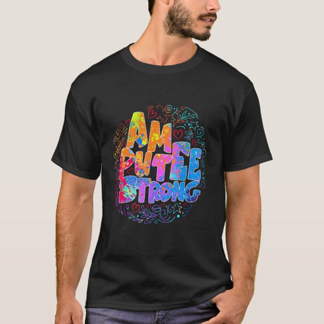 Amputierter Spaß Behandlung Erholung T-Shirt (Vorderseite)
