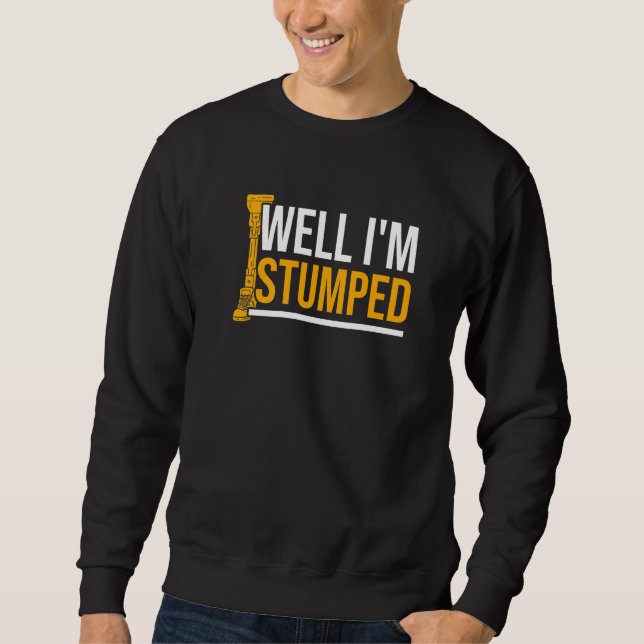 Amputierter Spaß Stumped Leg Arm Funny Erholung 1 Sweatshirt (Vorderseite)