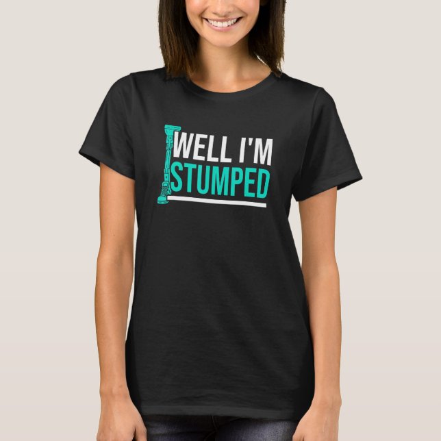 Amputierter Spaß Stumped Leg Arm Funny Erholung 3 T-Shirt (Vorderseite)