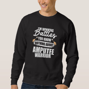 Amputierter Spaß über die Erholung an den Leg-Arme Sweatshirt