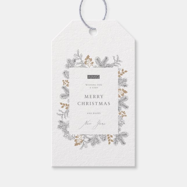 AMQ Holiday Tag Geschenkanhänger (Vorderseite)