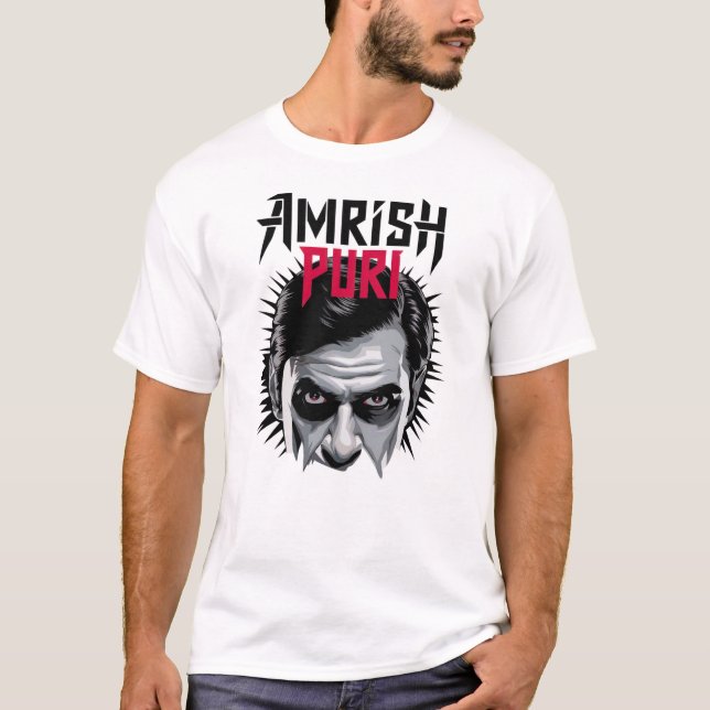 Amrish Puri Bollywood T - Shirt (Vorderseite)