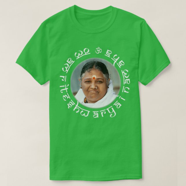 Amritanandamayi Amma Om Amriteshwaraye Namaha T-Shirt (Design vorne)