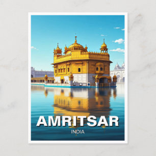Amritsar Golden Tempel Postkarte