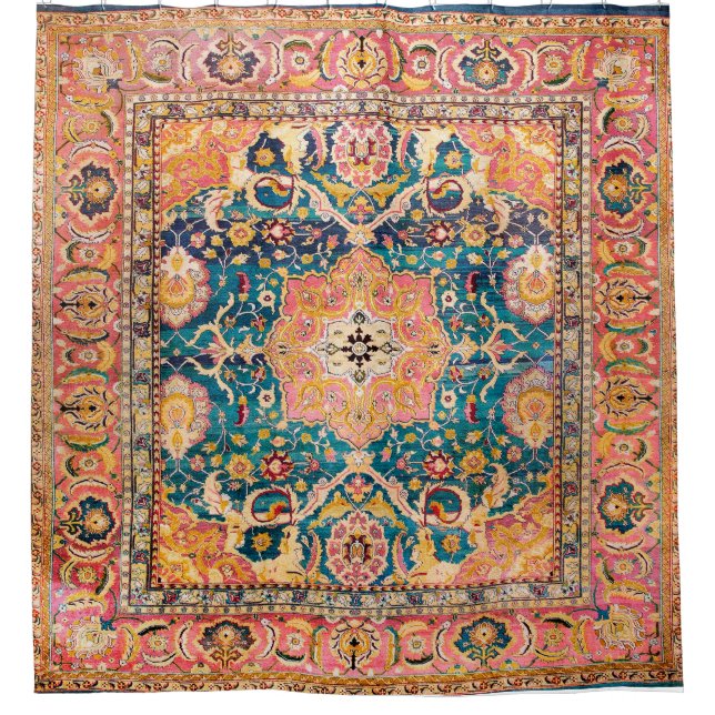 Amritsar Punjab North Indian Rug Print Duschvorhang (Vorderseite)