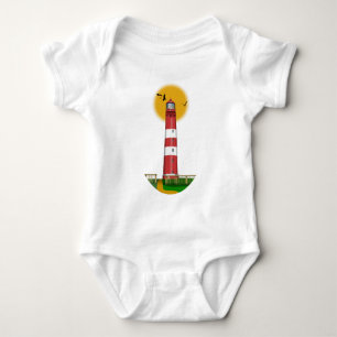 Amrum Lighthouse Deutschland Baby Strampler