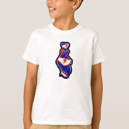 AmSamoa Finger Heart Black-Out Kinder T-Shirt