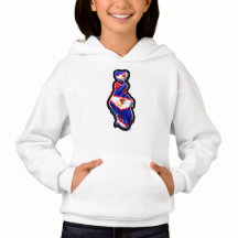 AmSamoa Finger Heart Black-Out T-Shirt Hoodie