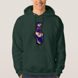 AmSamoa Finger Herz Black-Out Herren Hoodie