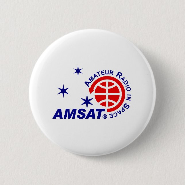 AMSAT-Logo-Button Button (Vorderseite)