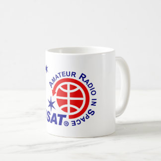AMSAT Logo-Kaffee-Tasse Kaffeetasse
