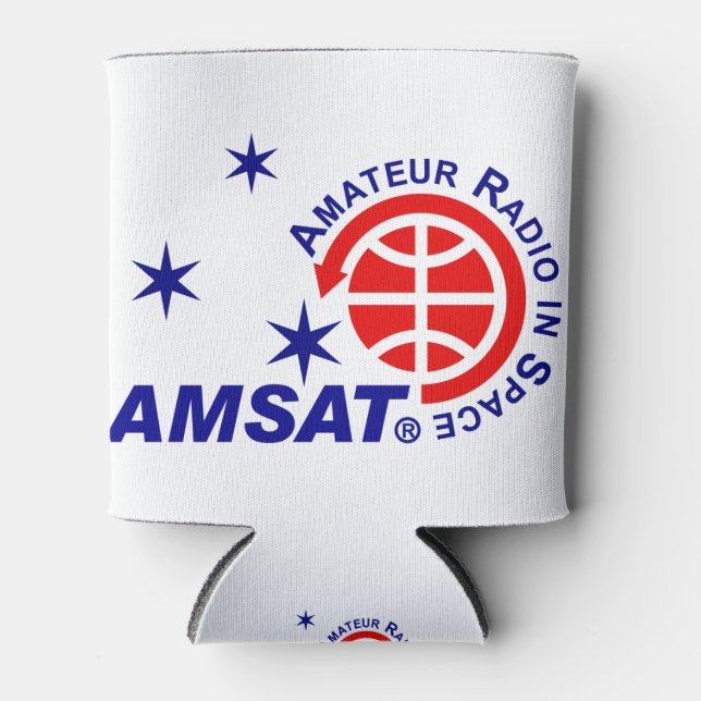 AMSAT-Logo kann kühler sein Dosenkühler (Vorderseite)