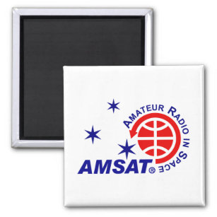 AMSAT Logo-Magazin Magnet