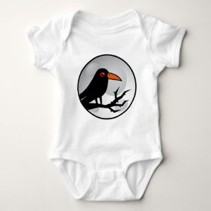 Amsel Goth Rabe/Krähe Baby Strampler
