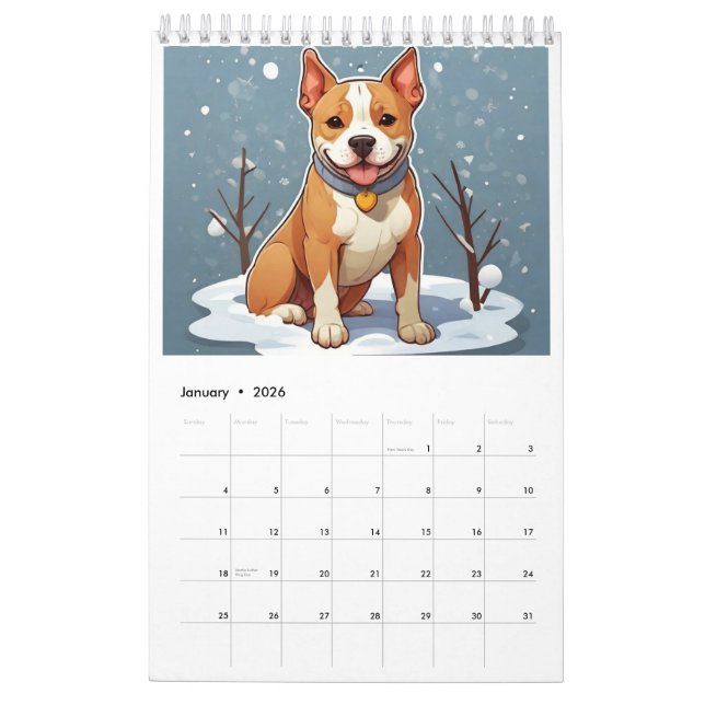 AmStaff Adventures Kalender (Jan 2026)