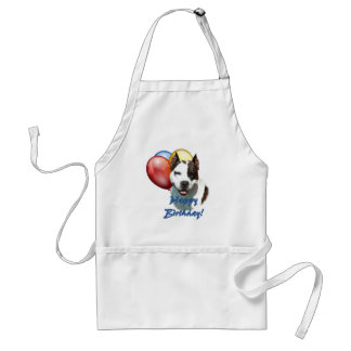AmStaff Happy Birthday Balloon. Schürze