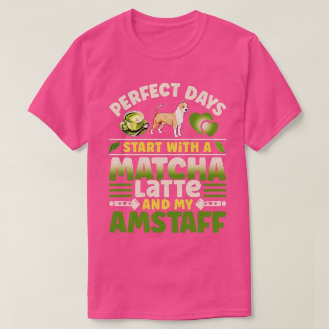 AmStaff Matcha Latte T-Shirt (Design vorne)