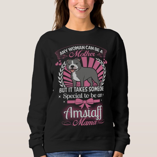 Amstaff Mutter Sweatshirt (Vorderseite)