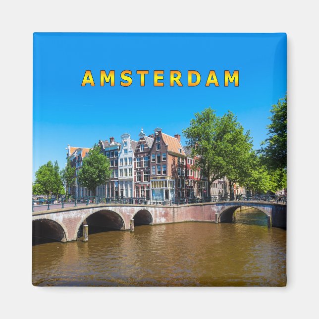 Amsterdam 002S Magnet (Vorne)