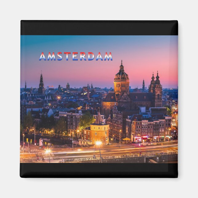Amsterdam 003B Magnet (Vorne)