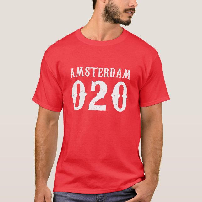 Amsterdam 020 T-Shirt (Vorderseite)