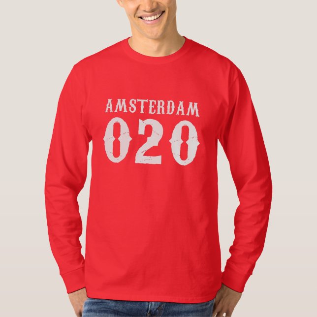 Amsterdam 020 T - Shirt (Vorderseite)