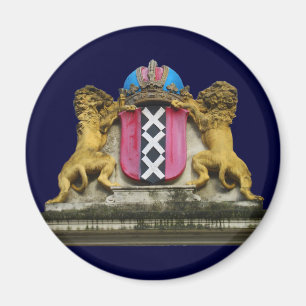 Amsterdam-Andenken-Wappen Kühlschrankmagnet Magnet