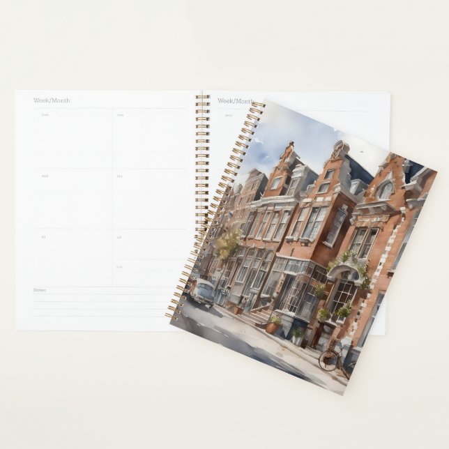Amsterdam Aquarellmalerei Planer (Anzeige)