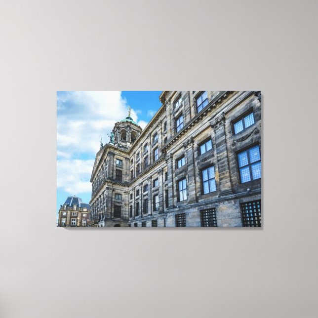 "Amsterdam Architecture" Holland Leinwand Wall Art (Vorderseite)